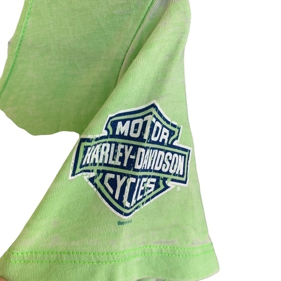 Harley Davidson Mann’s Columbus Indiana Tee Shirt Women’s - Picture 4 of 8